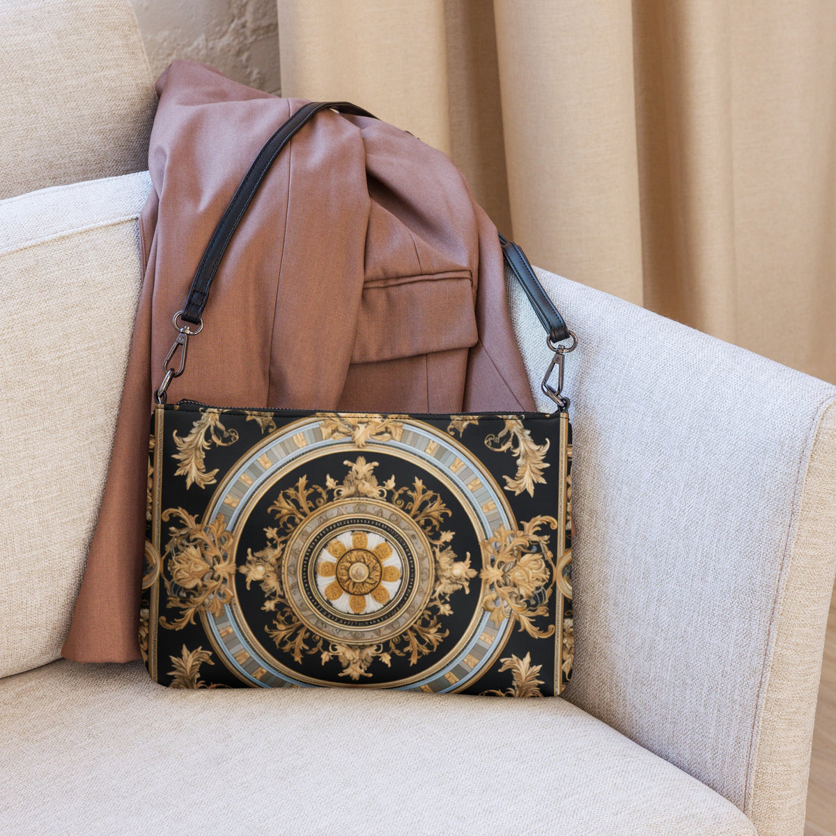 Front Signature Scarf Design Crossbody bag ~ limited edition #MzKittyz #NikkiDKatArt