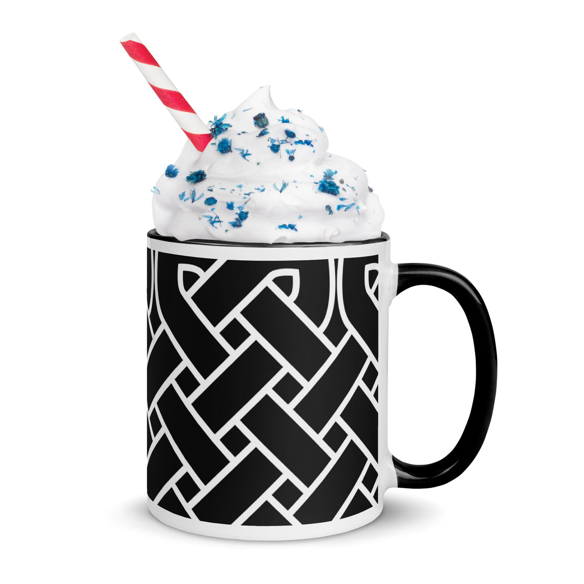 Front Celtic Weave Mug with Color Inside Mugs #MzKittyz #NikkiDKatArt