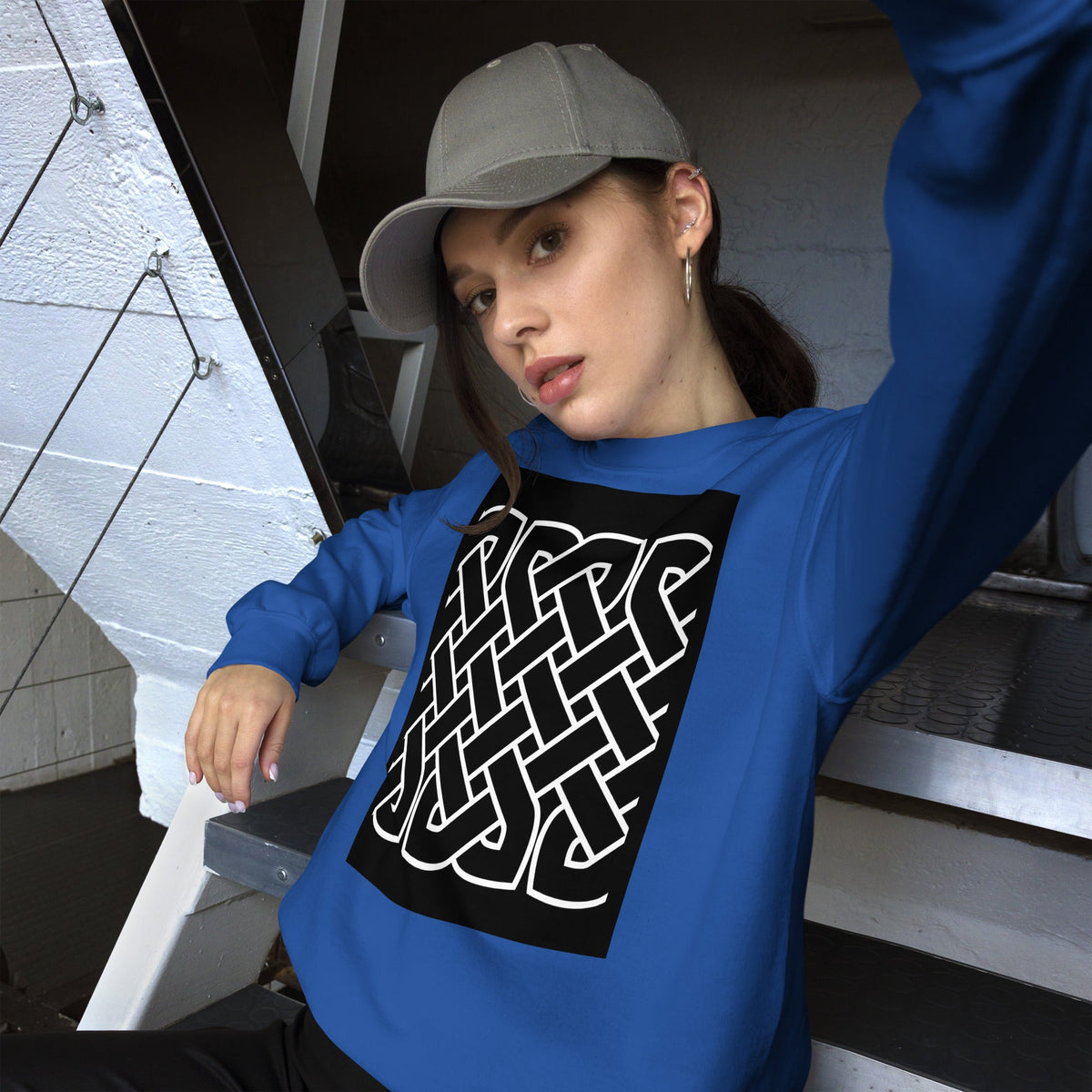 Front Celtic Knot Unisex Sweatshirt Sweatshirt #MzKittyz #NikkiDKatArt