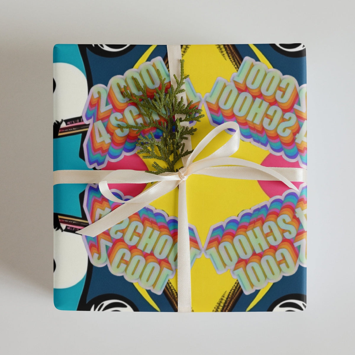 Front Kittyz Rock Band Gift Wrapping paper sheets #MzKittyz #NikkiDKatArt