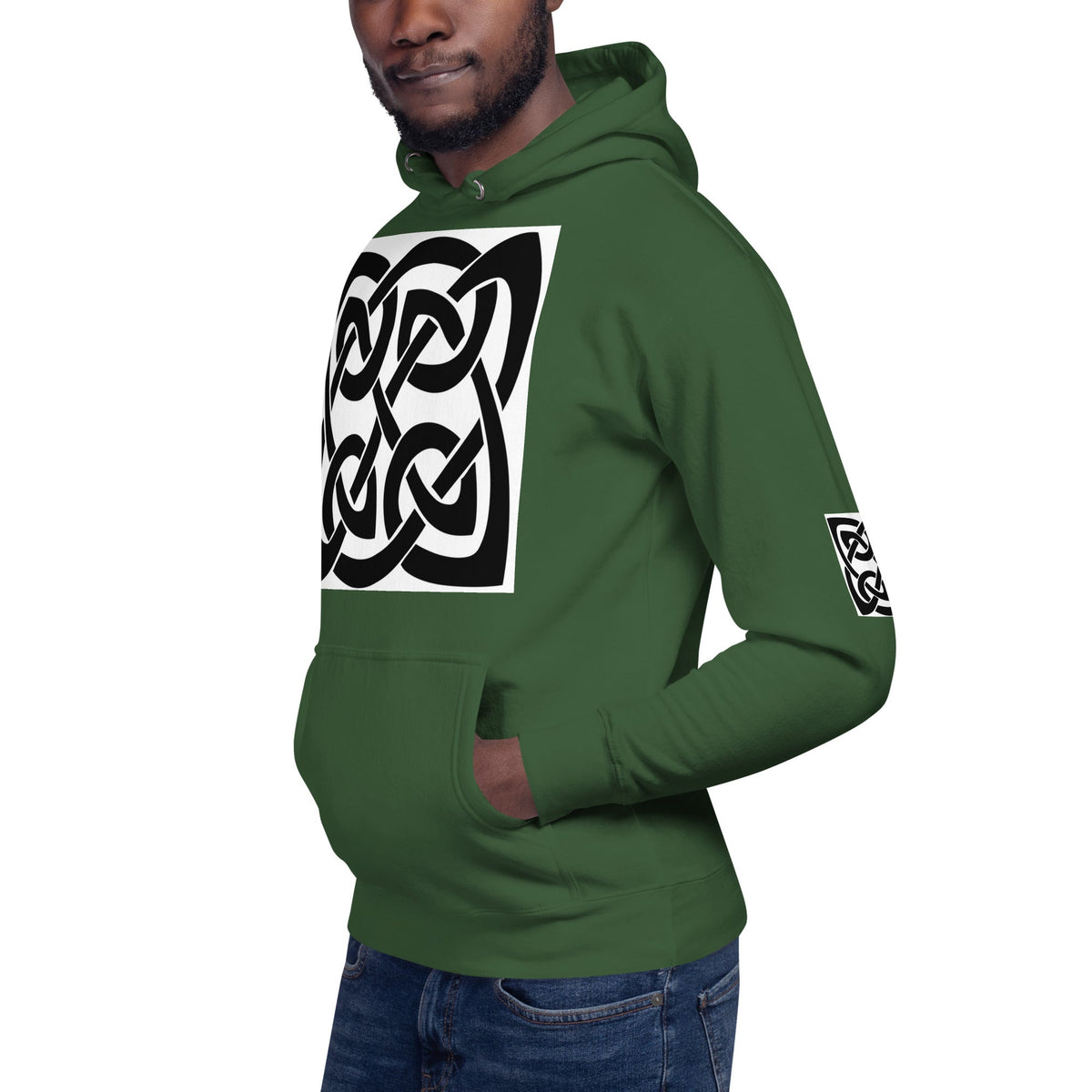Front Celtic Knot Unisex Hoodie Hoodie #MzKittyz #NikkiDKatArt