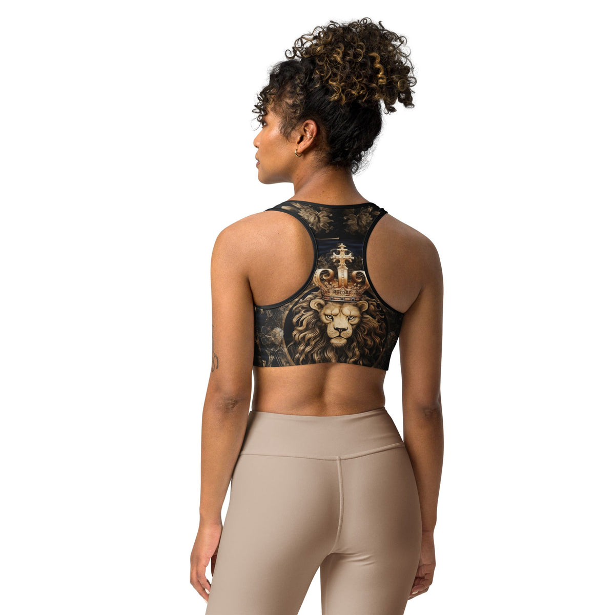 Front Leo the Lion Sports bra Sports Bra #MzKittyz #NikkiDKatArt