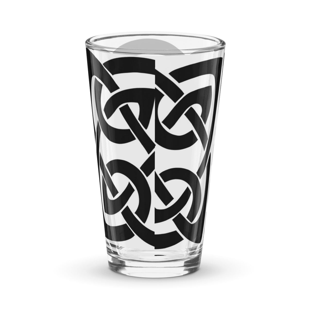 Front Celtic Knot Shaker pint glass Pint Shaker Glass #MzKittyz #NikkiDKatArt