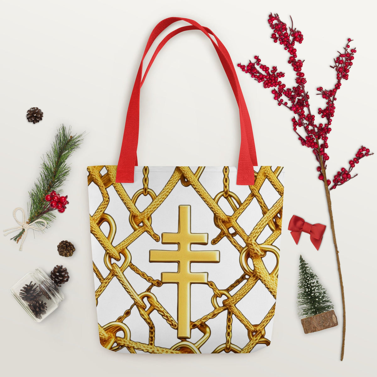 Front Gospel Key Chain Tote bag #MzKittyz #NikkiDKatArt