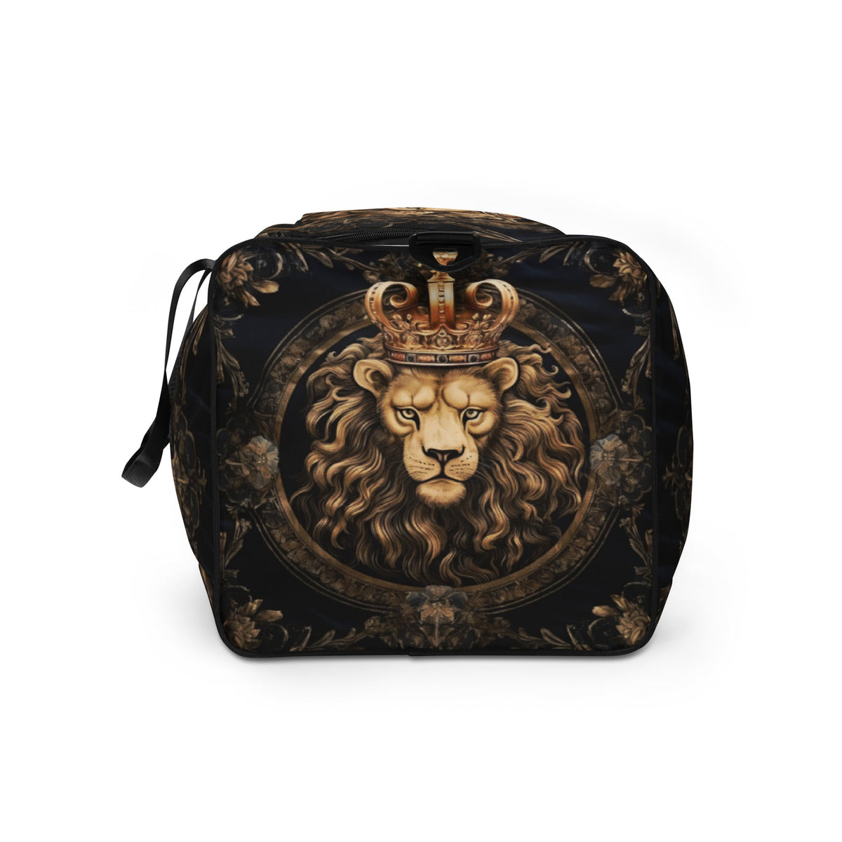Front Leo the Lion King Duffle bag Duffel #MzKittyz #NikkiDKatArt