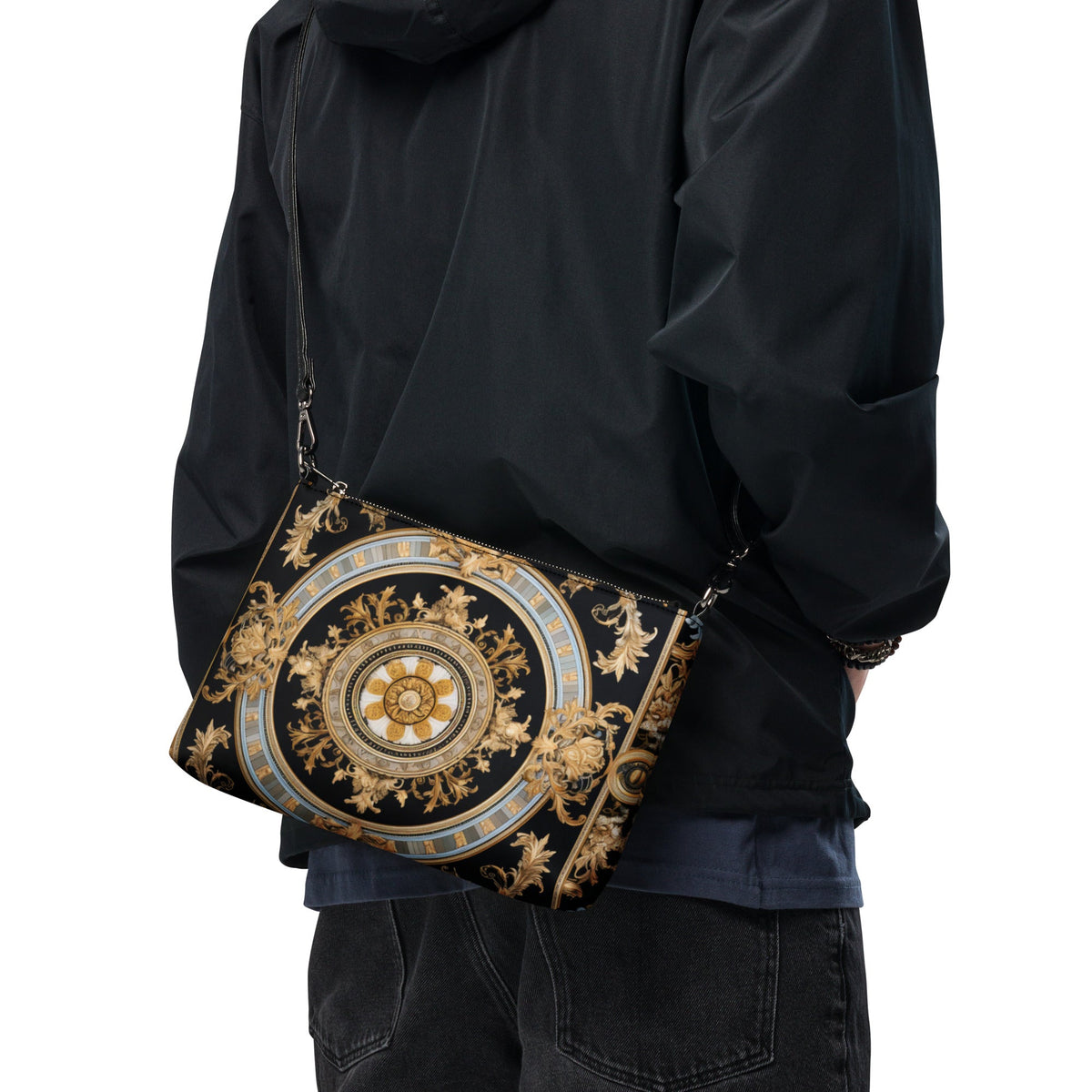 Front Signature Scarf Design Crossbody bag ~ limited edition #MzKittyz #NikkiDKatArt