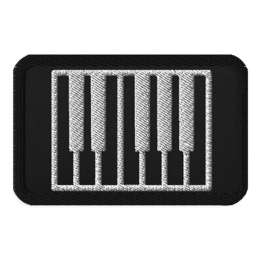Front Piano Keys Pop Life Embroidered patches #MzKittyz #NikkiDKatArt