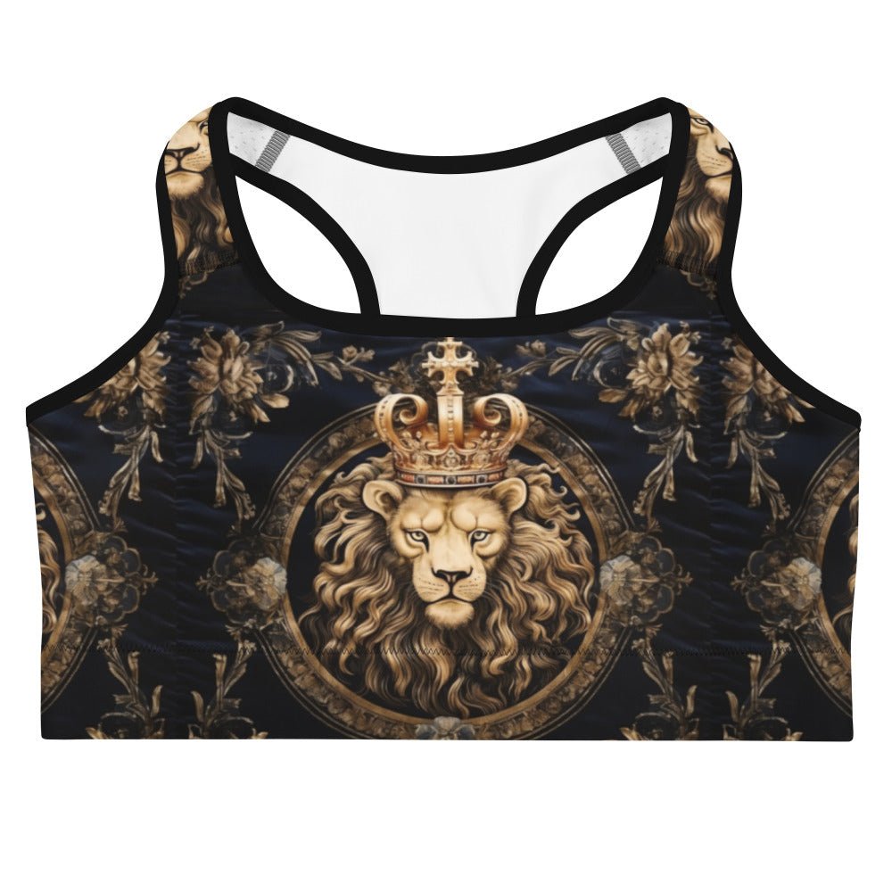 Front Leo the Lion Sports bra Sports Bra #MzKittyz #NikkiDKatArt