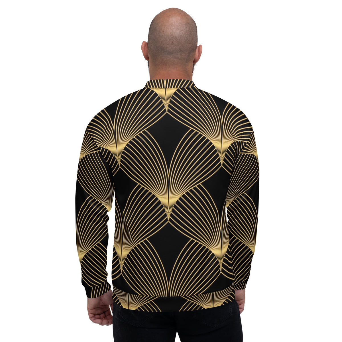 Front Deco Art Signature Unisex Bomber Jacket #MzKittyz #NikkiDKatArt