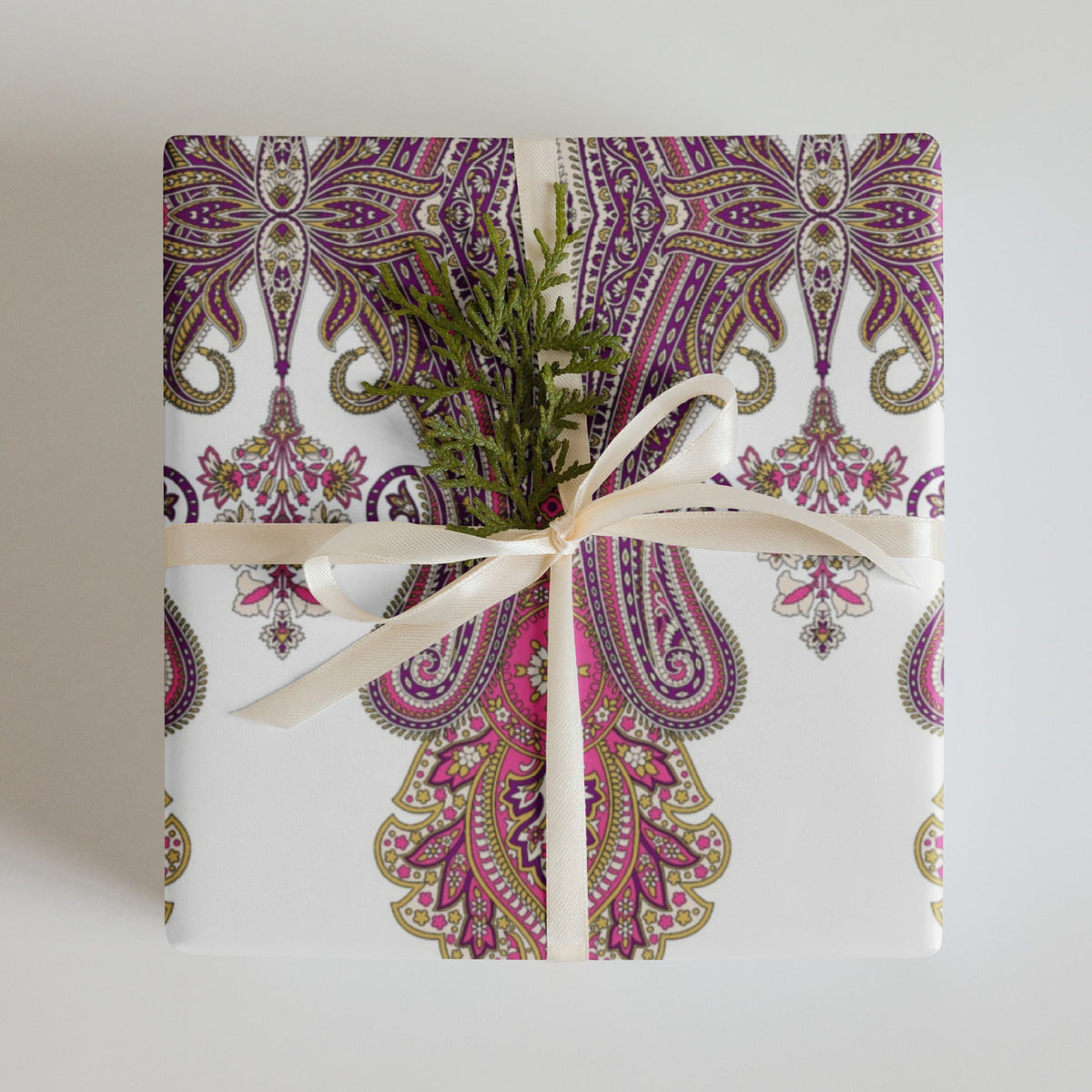 Front Lacie Lace Distinguished Wrapping paper sheets #MzKittyz #NikkiDKatArt