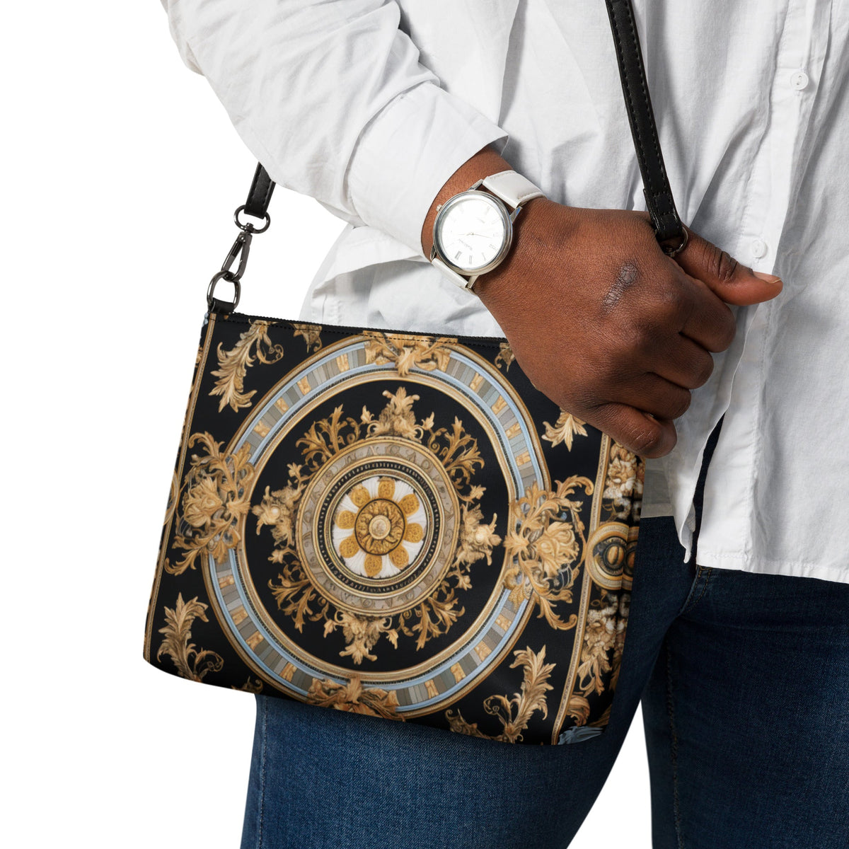 Front Signature Scarf Design Crossbody bag ~ limited edition #MzKittyz #NikkiDKatArt
