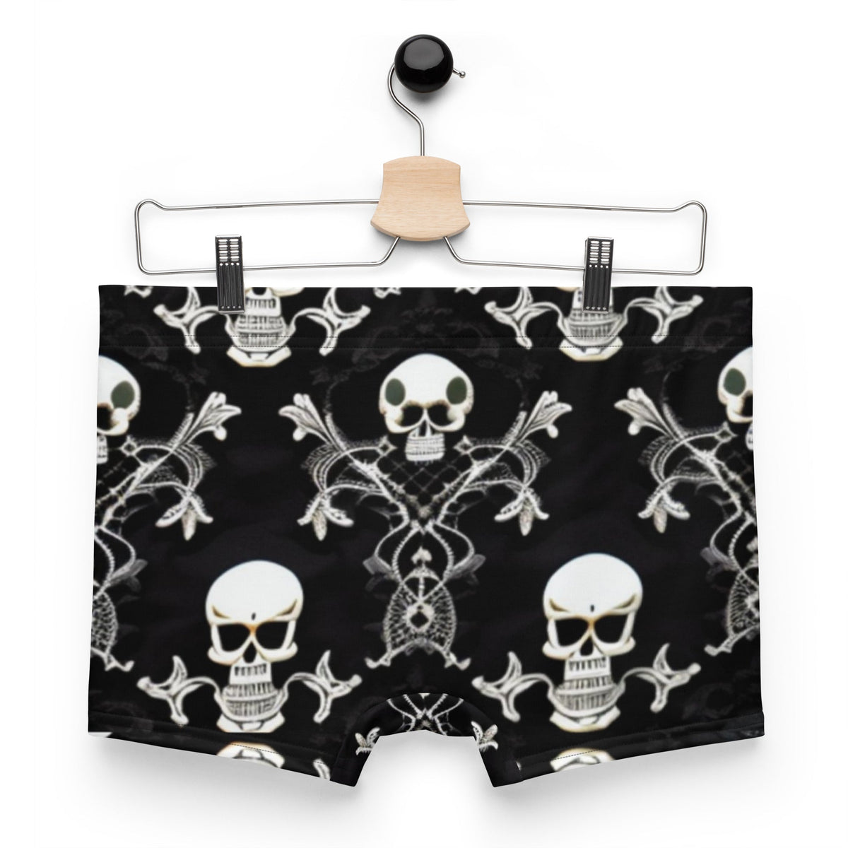 Front Skully Lace Boxer Briefs #MzKittyz #NikkiDKatArt