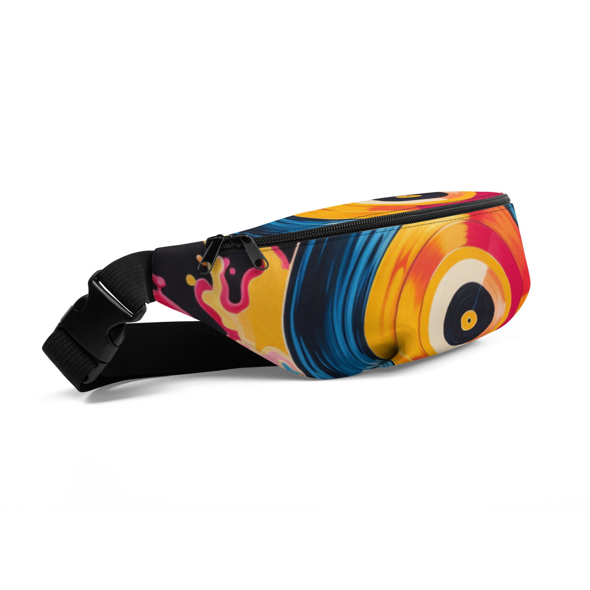 Front NikkiMax Vinyl Record - Pop Life Fanny Pack #MzKittyz #NikkiDKatArt