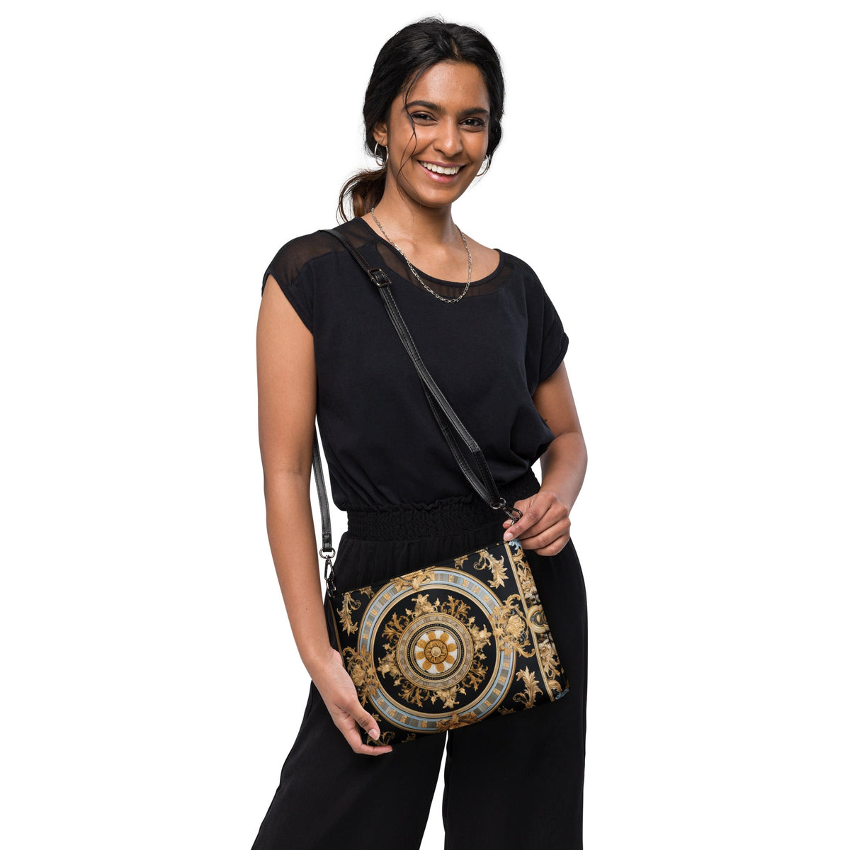 Front Signature Scarf Design Crossbody bag ~ limited edition #MzKittyz #NikkiDKatArt