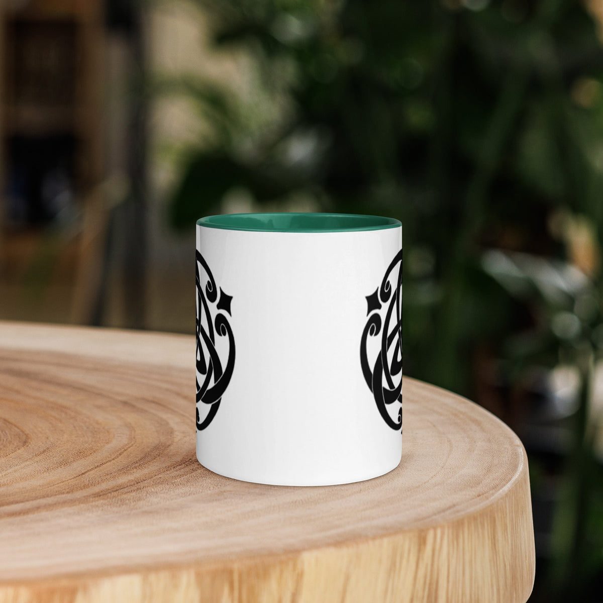 Front Celtic Cosmos Mug with Color Inside Mugs #MzKittyz #NikkiDKatArt