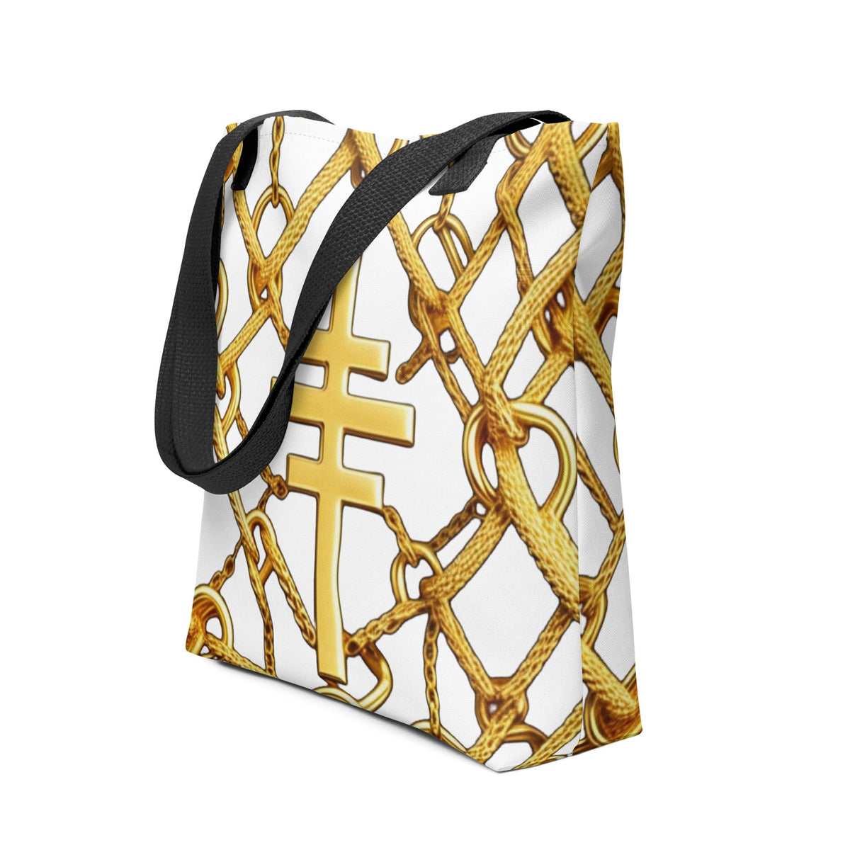 Front Gospel Key Chain Tote bag #MzKittyz #NikkiDKatArt