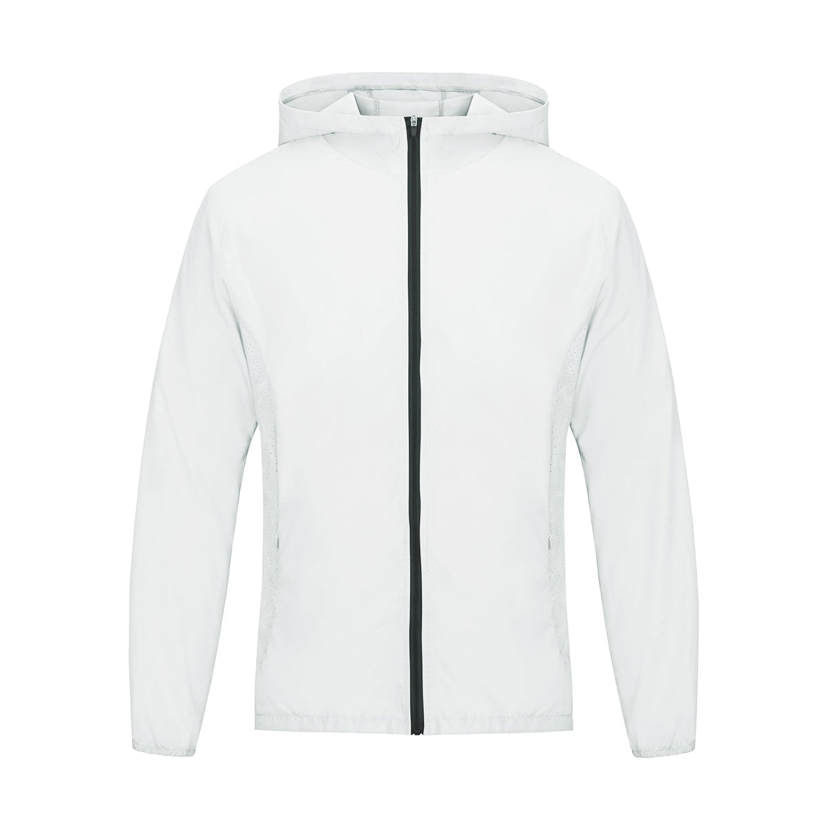 Front "Basquiat Inspired U- Man" - Men's Softness Sports Hoodie Jacket w/Zipper #MzKittyz #NikkiDKatArt
