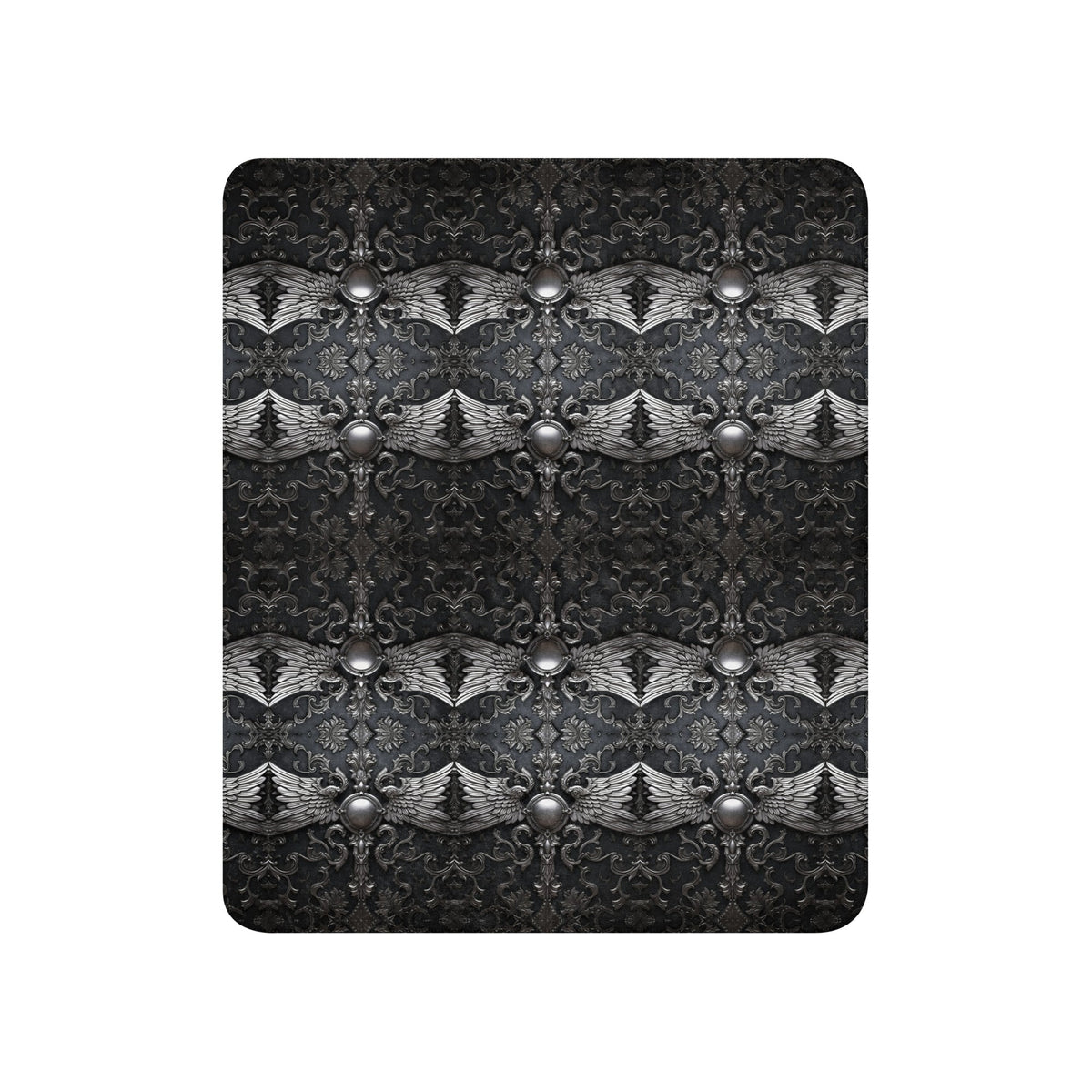 Front Chrome Animal Sherpa Blanket - 50" x 60" #MzKittyz #NikkiDKatArt