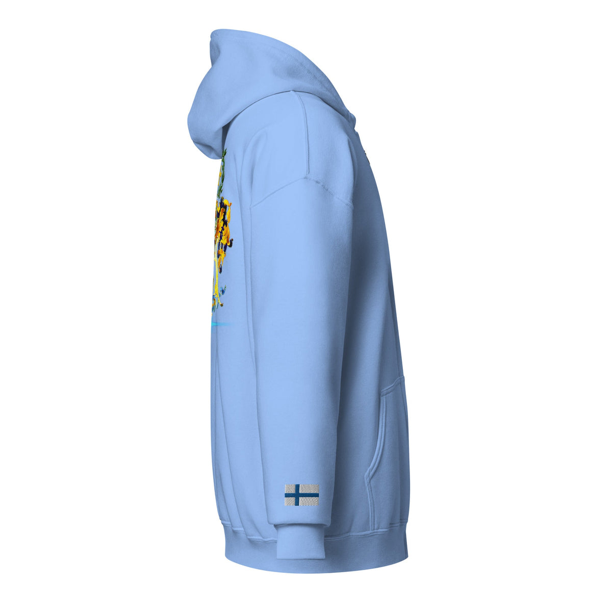 Front Koskinen Family Crest Unisex Heavy Blend Zip Hoodie Hoodie #MzKittyz #NikkiDKatArt