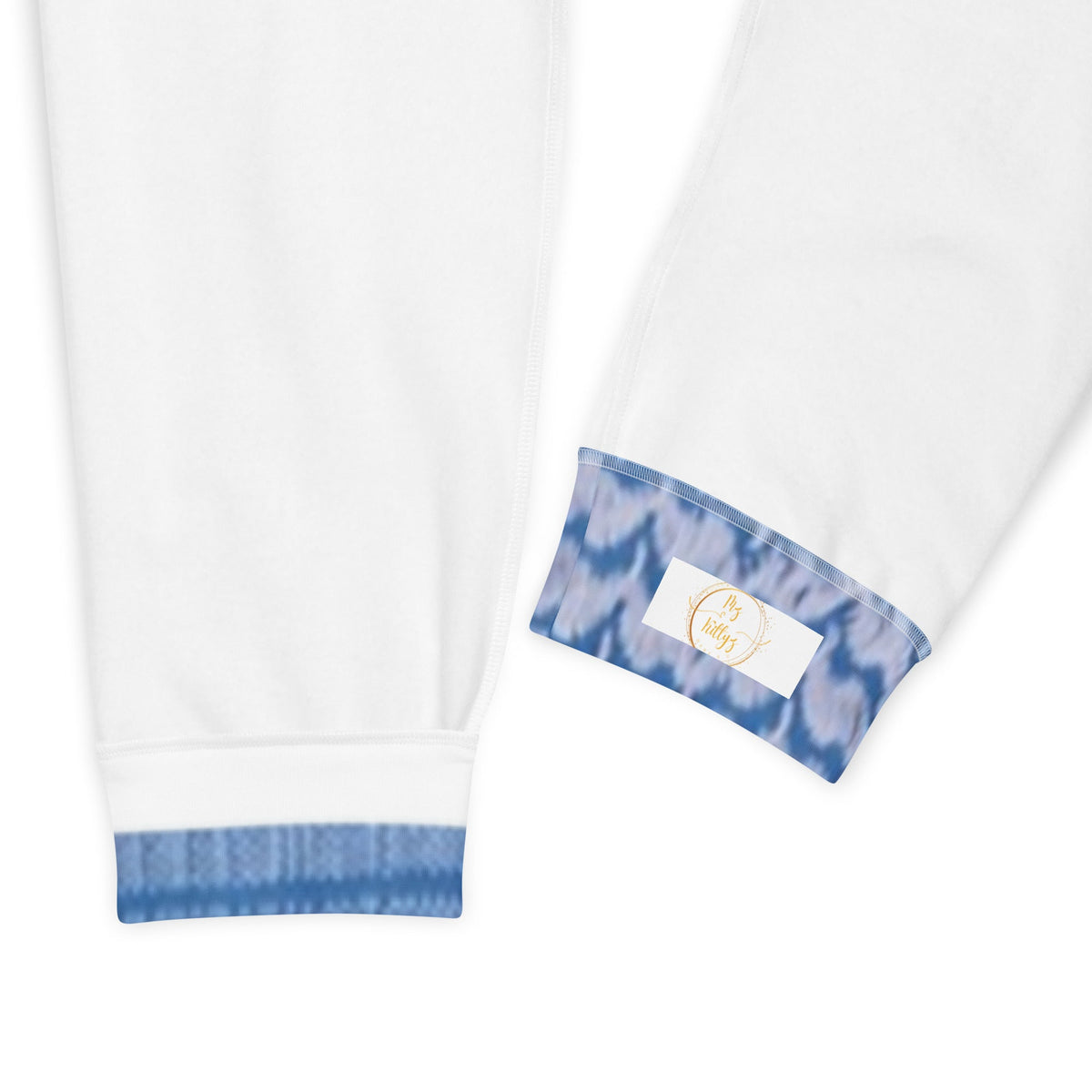 Zoom in Cuffs Branding Inside - Men's Joggers with Keffiyeh Signature Design- Plus Sizes up to 3XL #MzKittyz #NikkiDKatArt
