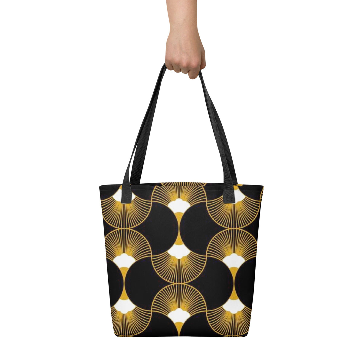 Front Mz Kittyz Deco Art Fan Design - Tote Bag Tote Bag #MzKittyz #NikkiDKatArt
