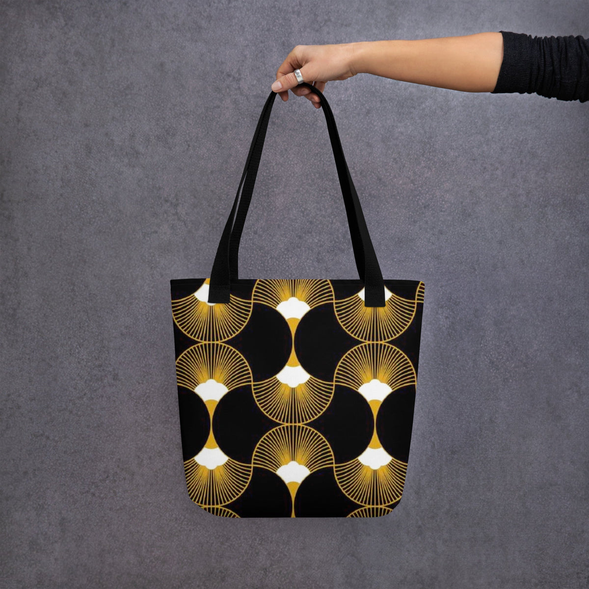 Front Mz Kittyz Deco Art Fan Design - Tote Bag Tote Bag #MzKittyz #NikkiDKatArt