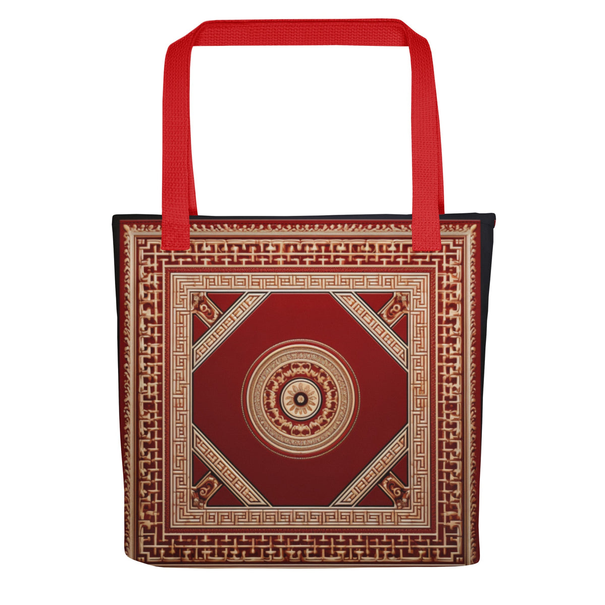 Front Red Renaissance Tote Bag Tote Bag #MzKittyz #NikkiDKatArt