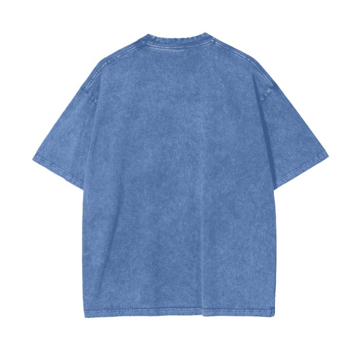 Front Streetwear Unisex Oversized Snow Wash T-Shirt #MzKittyz #NikkiDKatArt